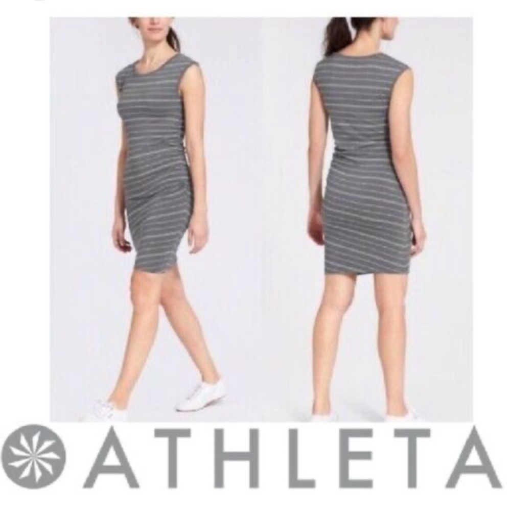 Athleta women’s carefree tee sleeveless body con dress size small